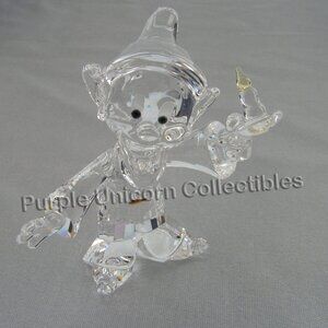 Swarovski Crystal Disney Snow White (Clear) Dopey Dwarf Figurine 997212